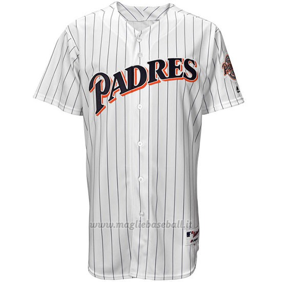 Maglia Baseball Uomo San Diego Padres San Diego Turn Back The Clock Bianco